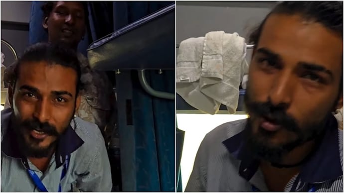 A passenger decided to test the maintainence helpline of Indian Railways. (Photo: Instagram) railways cleaning