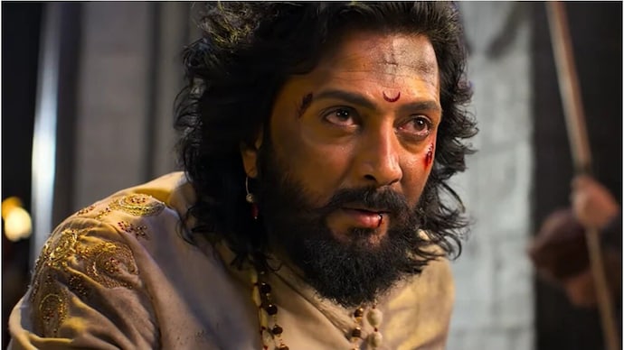 Riteish Deshmukh in a still from Raja Shivaji.