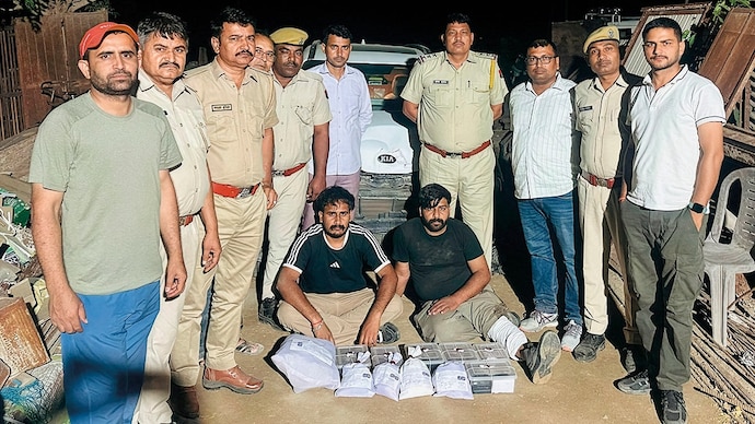 NARCOTICS HUB: Drugs and weapons seized by the police in Sri Ganganagar, Rajasthan