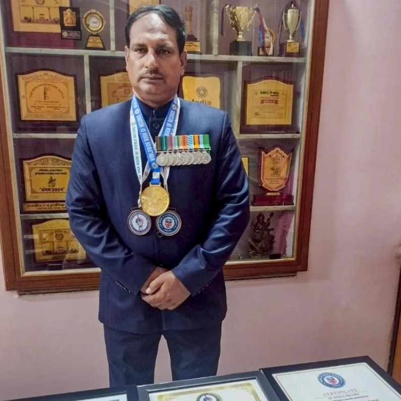 This ex-serviceman from Rajasthan has 138 degrees, 3 PhDs and 11 world records