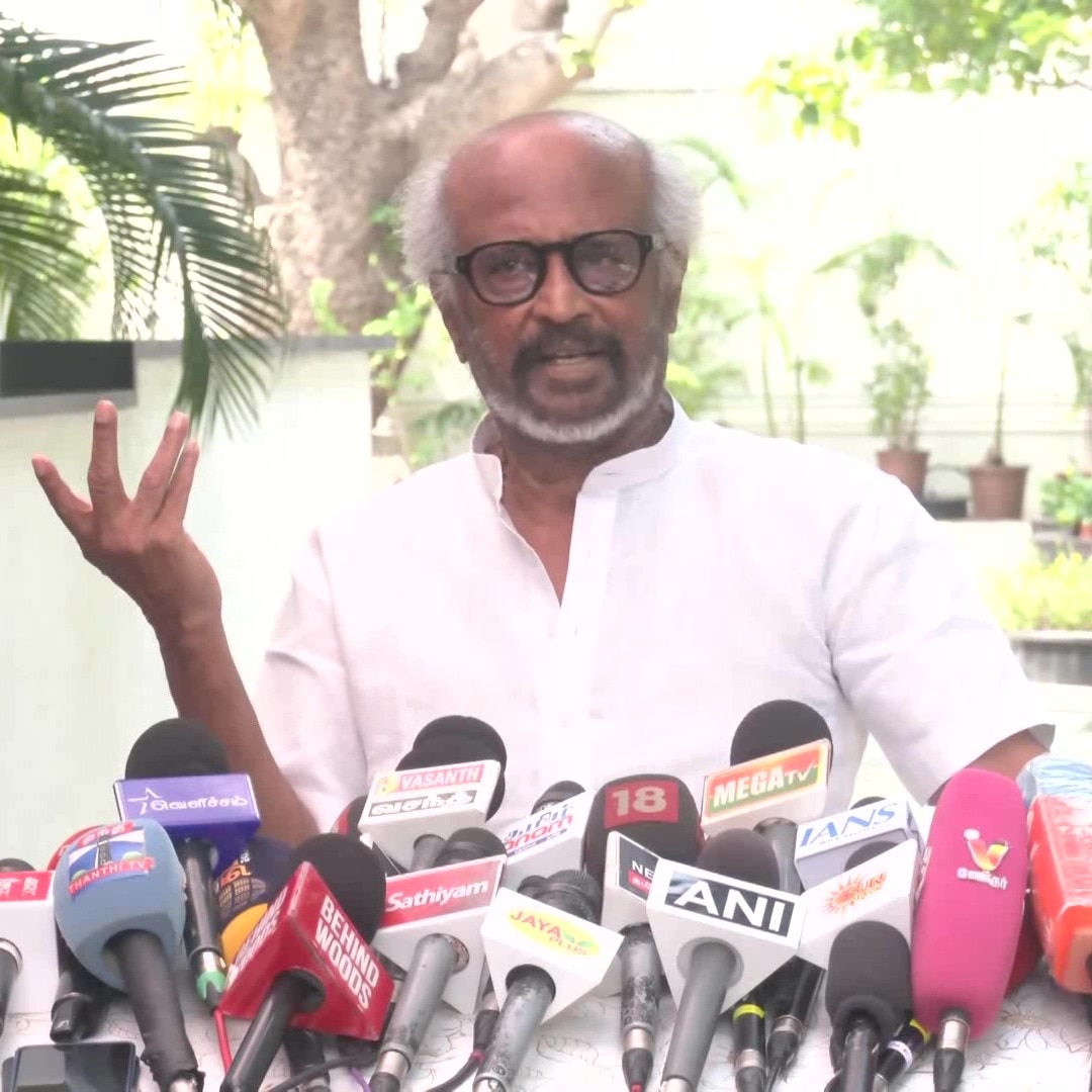 Not jealous: Rajinikanth's clarification over meeting MK Stalin post Vijay's win