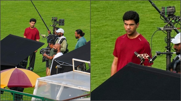 Rajkummar Rao has started shooting for Sourav Ganguly biopic in Kolkata. Photos: PTI Rajkummar Rao