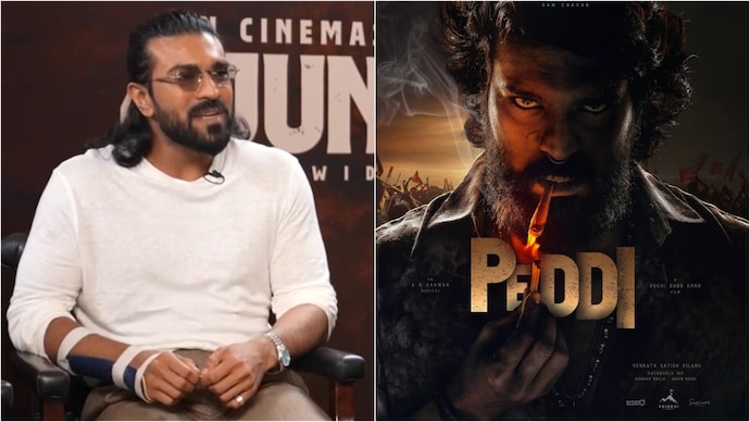 Ram Charan will be seen in and as Peddi. Ram Charan