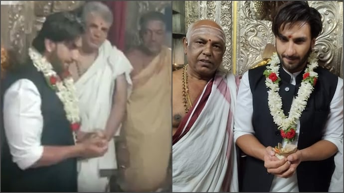 Ranveer Singh at Chamundeshwari Temple in Mysuru. Ranveer Singh