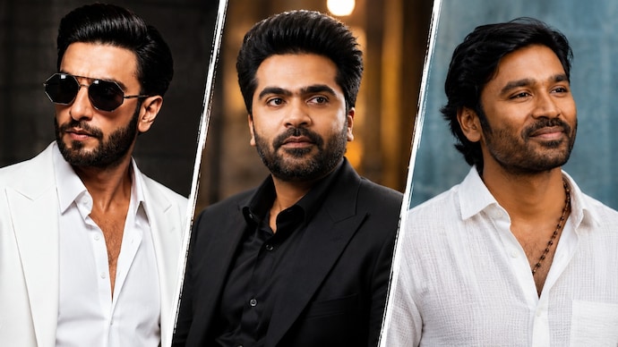Ranveer Singh Don 3 exit revives focus on Tamil cinema red cards. Ranveer Singh, SImbu and Dhanush's photos.