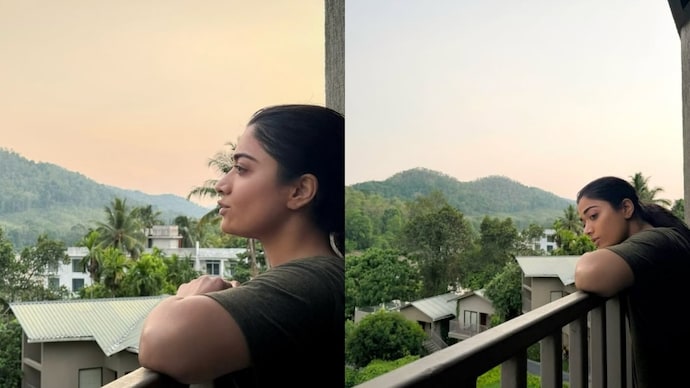 Rashmika Mandanna talks about battling the fear of heights (Credits: Instagram/Rashmika Mandanna) Rashmika Mandanna talks about fighting fear of heights