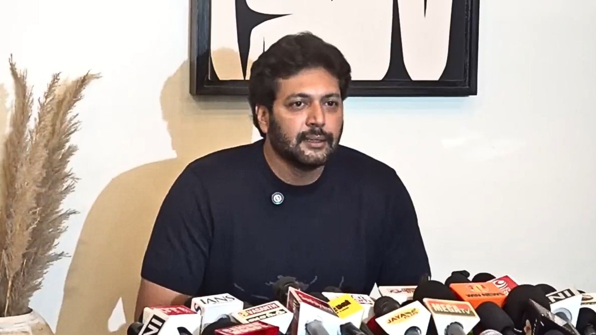 Teary-eyed Ravi Mohan says he will take acting break until divorce is finalised