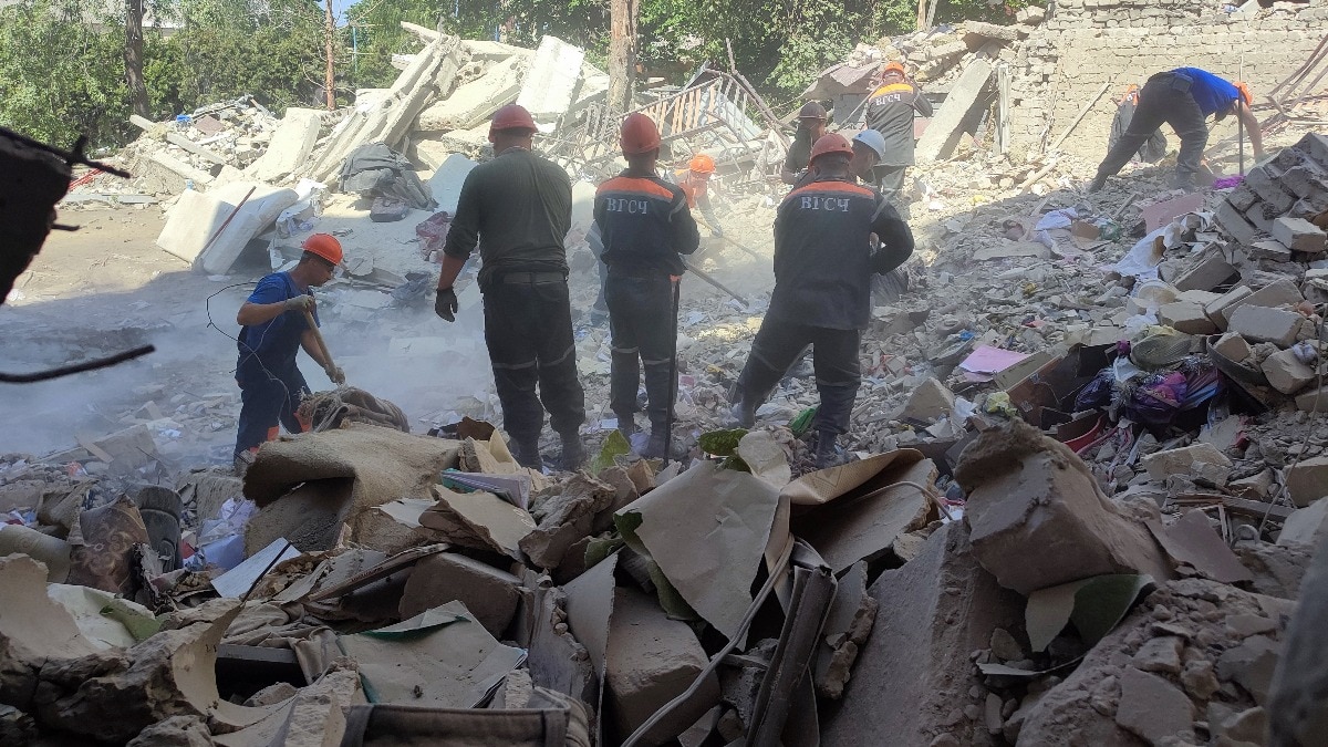 18 killed in Ukrainian drone strikes on student dorm in Russia-controlled Luhansk