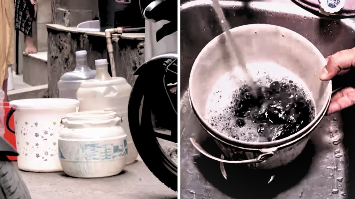 Dry taps and black water: South Delhi residents suffer as Delhi sizzles at 45°C