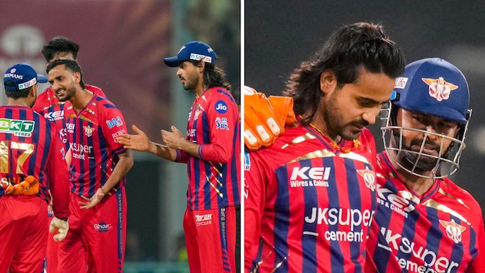 LSG vs RCB: Rishabh Pant trusted Digvesh Rathi to bowl the final over. (Image: PTI) Rishabh Pant, Digvesh Rathi