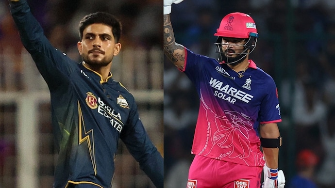 Gujarat Titans and Rajasthan Royals will face off in the Qualifier 2. Courtesy: Reuters Riyan Parag, Shubman Gill