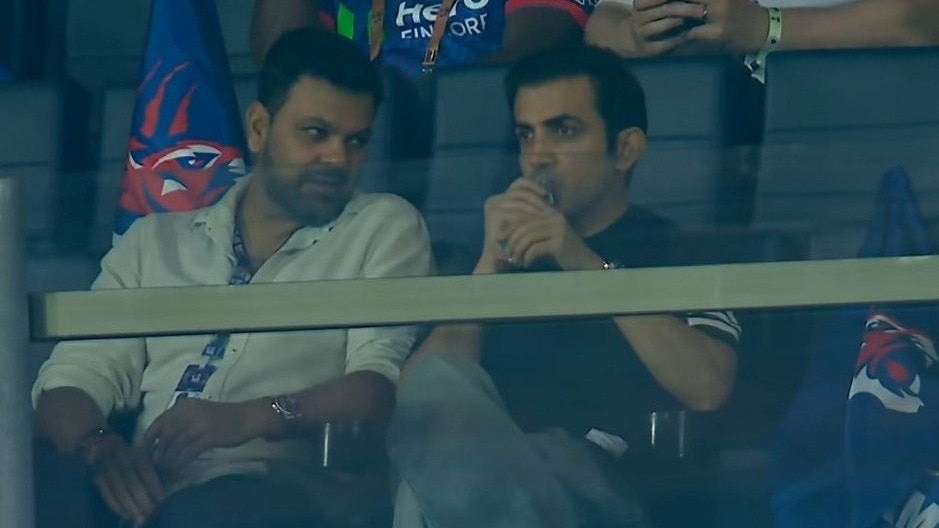 Gautam Gambhir spotted at DC vs KKR, shares long chat with India selector