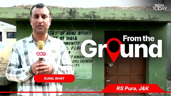 India Today and Aaj Tak visited villages near the International Border in the RS Pura sector to assess the situation.