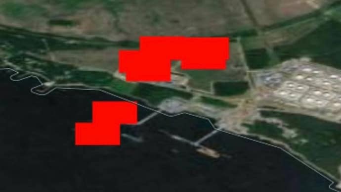 X/ZelenskyyUa) Volodymyr Zelenskyy said the strikes had caused significant damage to the oil terminal port.