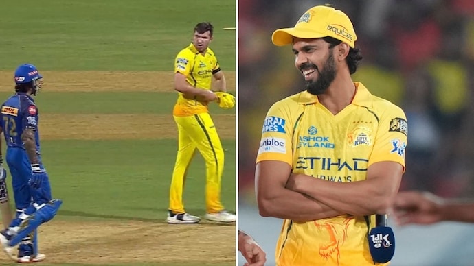 Overton revealed the role Ruturaj played in the spat with Tilak (Courtesy: Screengrab from JioHotstar video/AP) Ruturaj Gaikwad, Jamie Overton, Tilak Varma