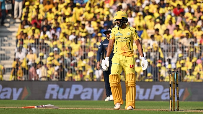 CSK are playing a do-or-die game against Gujarat Titans today. (AP Photo) Ruturaj Gaikwad