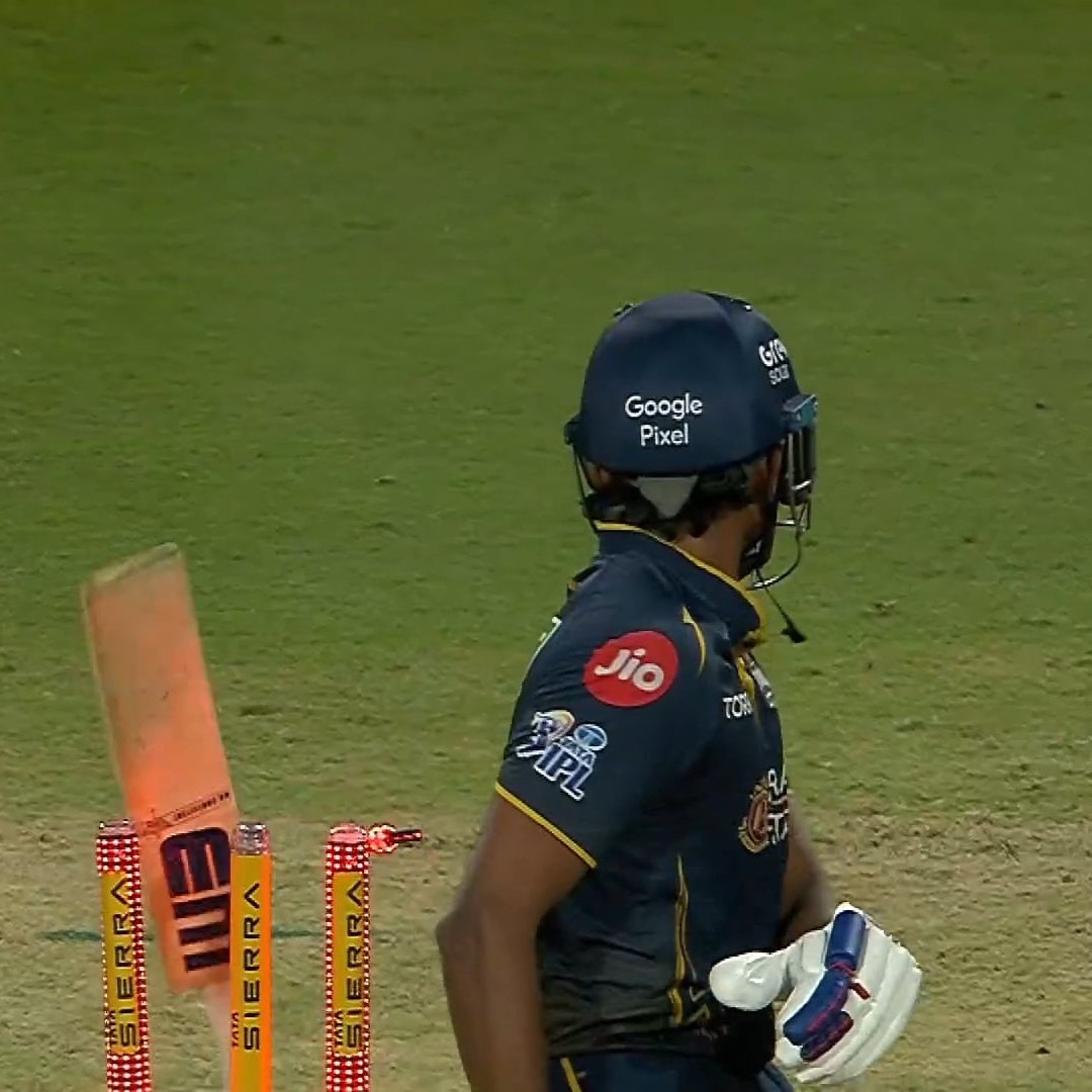 Sai Sudharsan's second straight hit-wicket leaves IPL fans stunned