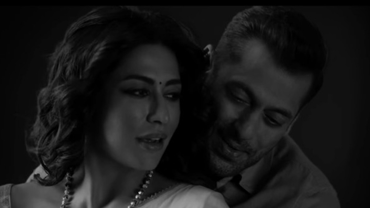 A picture of Salman Khan, Chitrangada Singh in the new version of Main Hoon