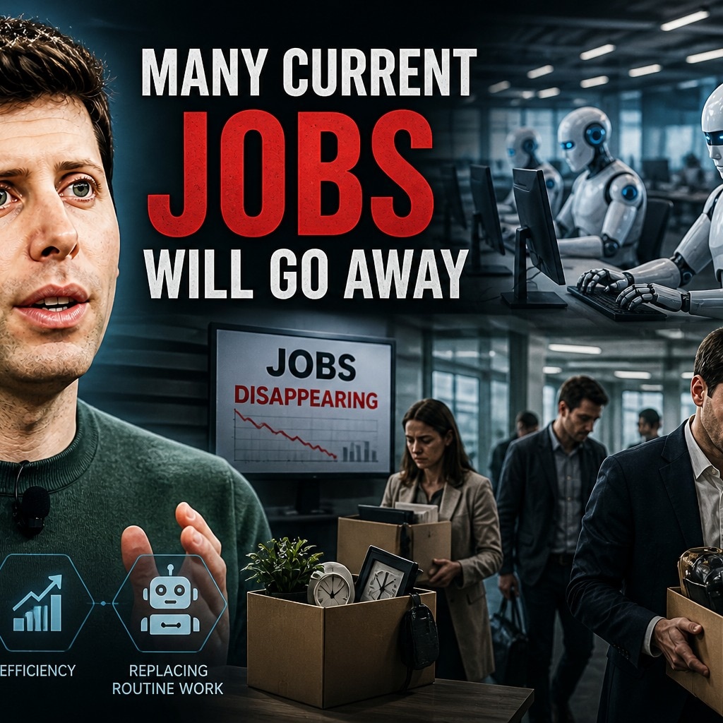 Sam Altman admits current jobs will go away, says people will have best life