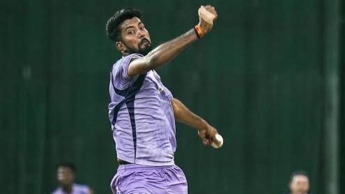 Who is Saurabh Dubey? KKR hand IPL debut to Vidarbha left-arm pacer (KKR Photo) Saurabh Dubey