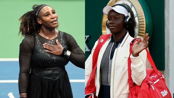 Serena Williams is reported to partner Victoria Mboko at Queen's. Courtesy: Reuters Serena Williams, Victoria Mboko