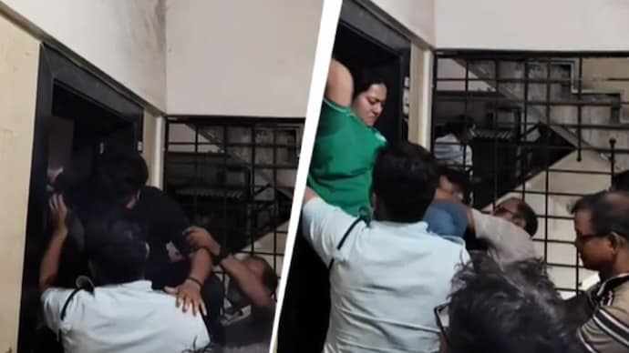 Seven people were struck in a lift in Pune building due to overloading