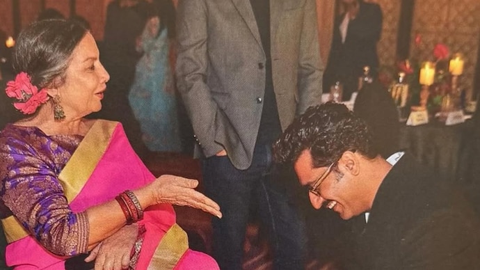 Shabana Azmi shared a picture with Vicky Kaushal online. (Credit: Instagram/@azmishabana18) Shabana Azmi, Vicky Kaushal