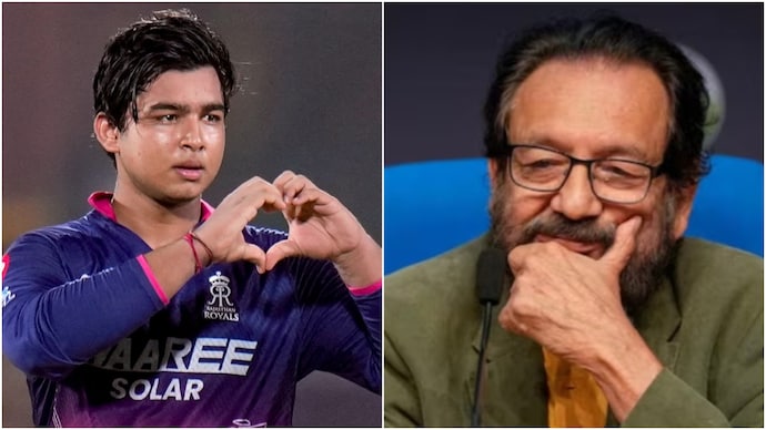 Shekhar Kapur (right) praises cricketer Vaibhav Suryavanshi (left). (Credit: PTI) Shekhar Kapur
