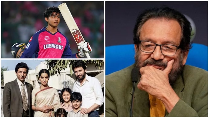 Vaibhav Suryavanshi (top left); A photo of Masoom (bottom left) and Shekhar Kapur (right) Shekhar Kapur wants to cast IPL sensation Vaibhav Suryavanshi in Masoom
