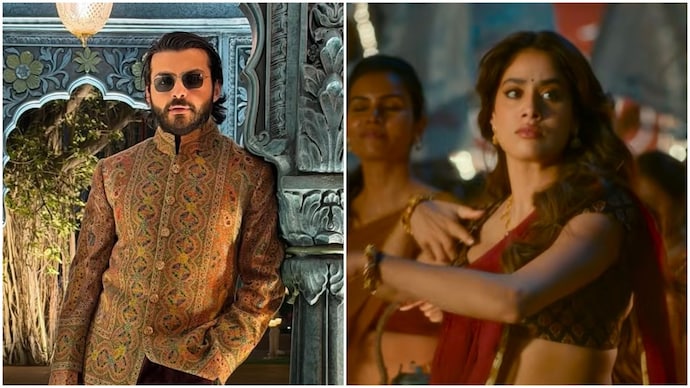 Shikhar Pahariya (L) praised partner Janhvi Kapoor (R) and Ram Charan's Peddi trailer. Shikhar Pahariya praised partner Janhvi Kapoor and Ram Charan's Peddi trailer.