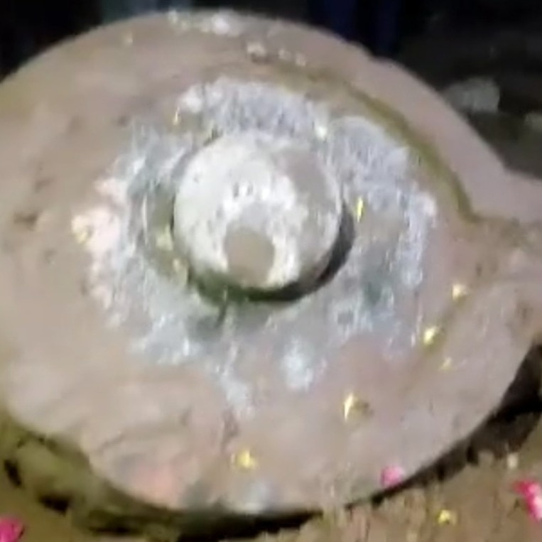 Shivling unearthed during excavation for Ujjain Mahakaleshwar temple expansion