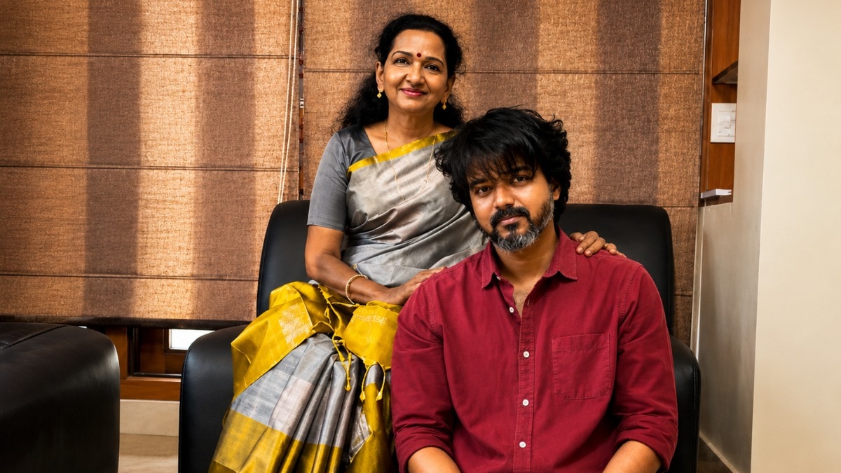 Vijay's mother Shoba Chandrasekhar has been a silent pillar in his life and career. Vijay and Shoba Chandrasekhar