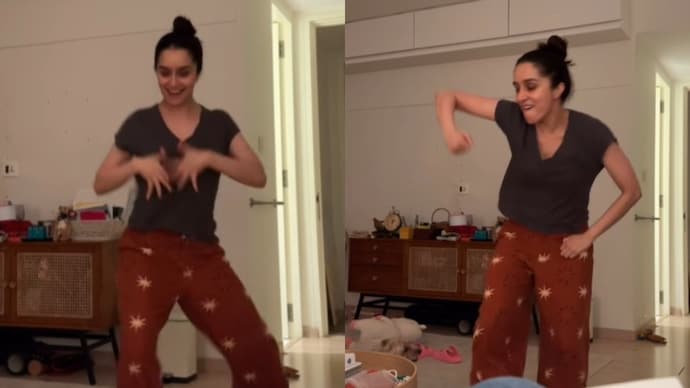 Shraddha Kapoor's goofy dance video (Credit: Instagram/ShraddhaKapoor) Shraddha Kapoor's goofy dance video