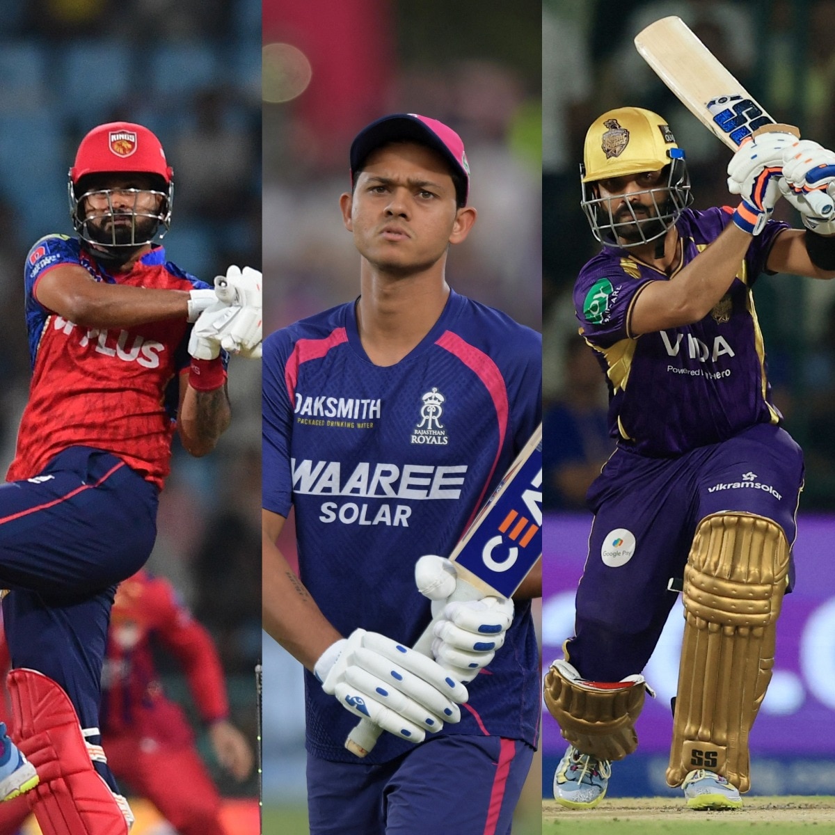 Shreyas Iyer, Yashasvi Jaiswal, Ajinkya Rahane