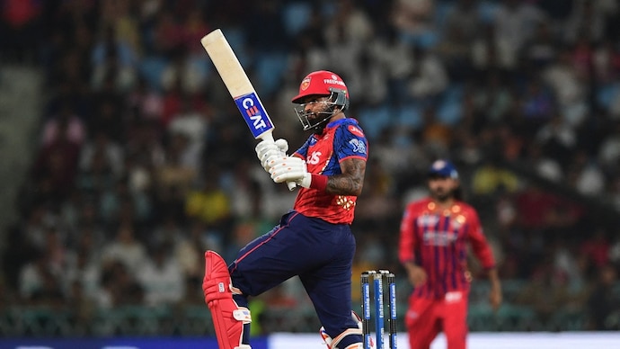 Shreyas Iyer hits maiden century to help Punjab Kings snap losing streak. (Reuters Photo) Shreyas Iyer