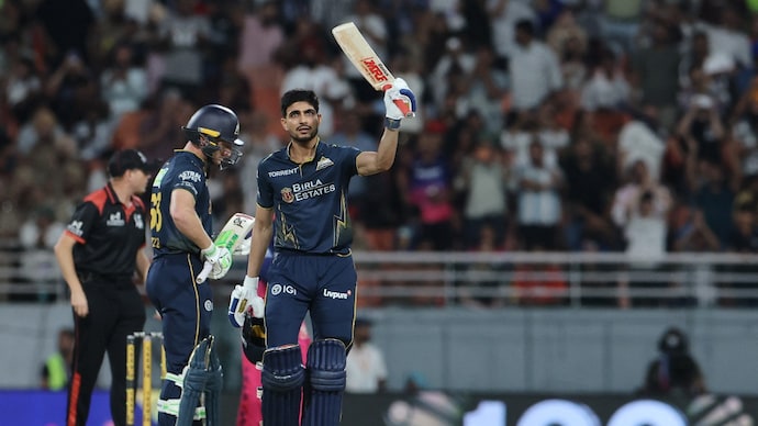 Shubman Gill equals Sanju Samson with fifth IPL hundred, blows RR away in Qualifier 2 (Reuters Photo) Shubman Gill