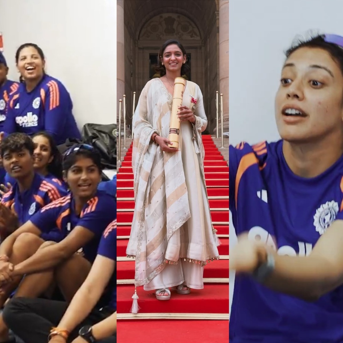 Smriti Mandhana ecstatic as India celebrate Harmanpreet Kaur’s Padma Shri glory: Video