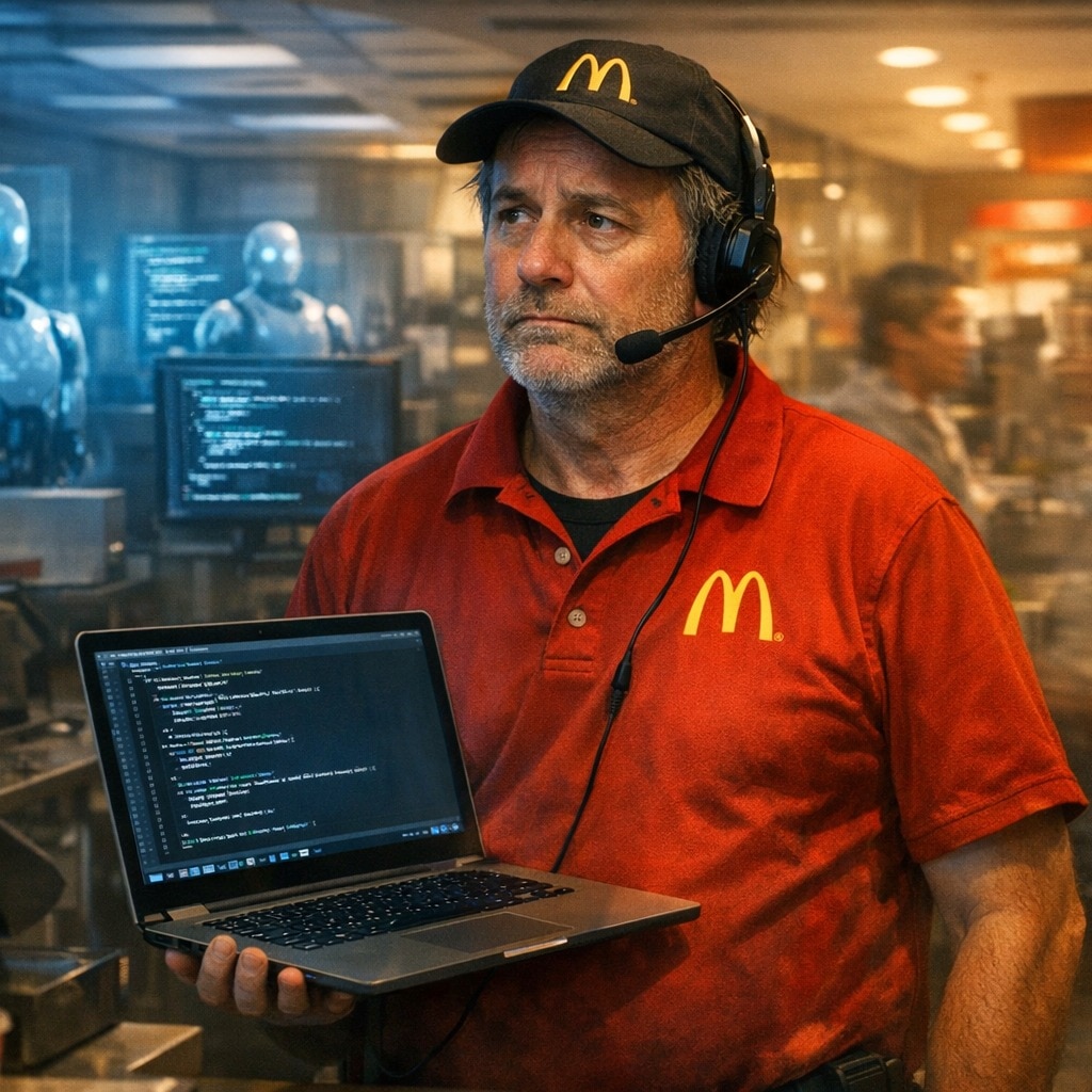 Laid-off engineer with 18 years of experience now works at McDonald's