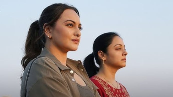 Sonakshi Sinha and Jyothika in a still from Prime Video's System. (Photo: YouTube video screengrab)