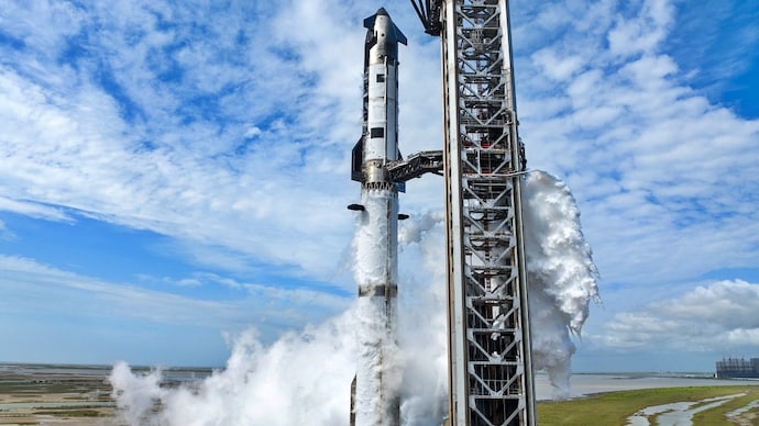 Starship Super Heavy during the Wet Dress Rehearsal. (Photo: SpaceX) Starship Super Heavy WDR
