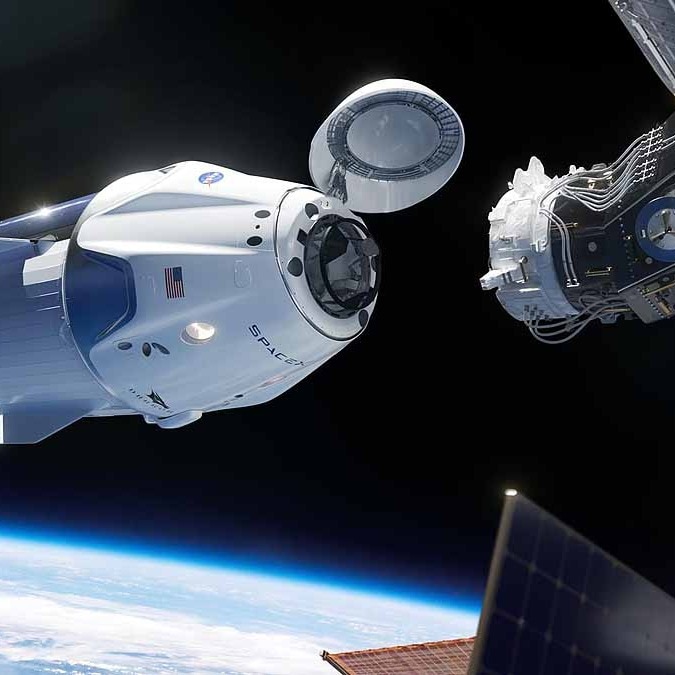 Watch: Elon Musk's Dragon spacecraft loaded with fresh food docks in space