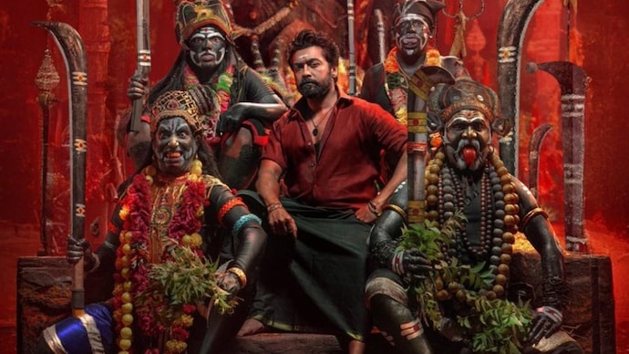 Suriya's Karuppu was screened in Pune amid delay in Southern states. Suriya in Karuppu
