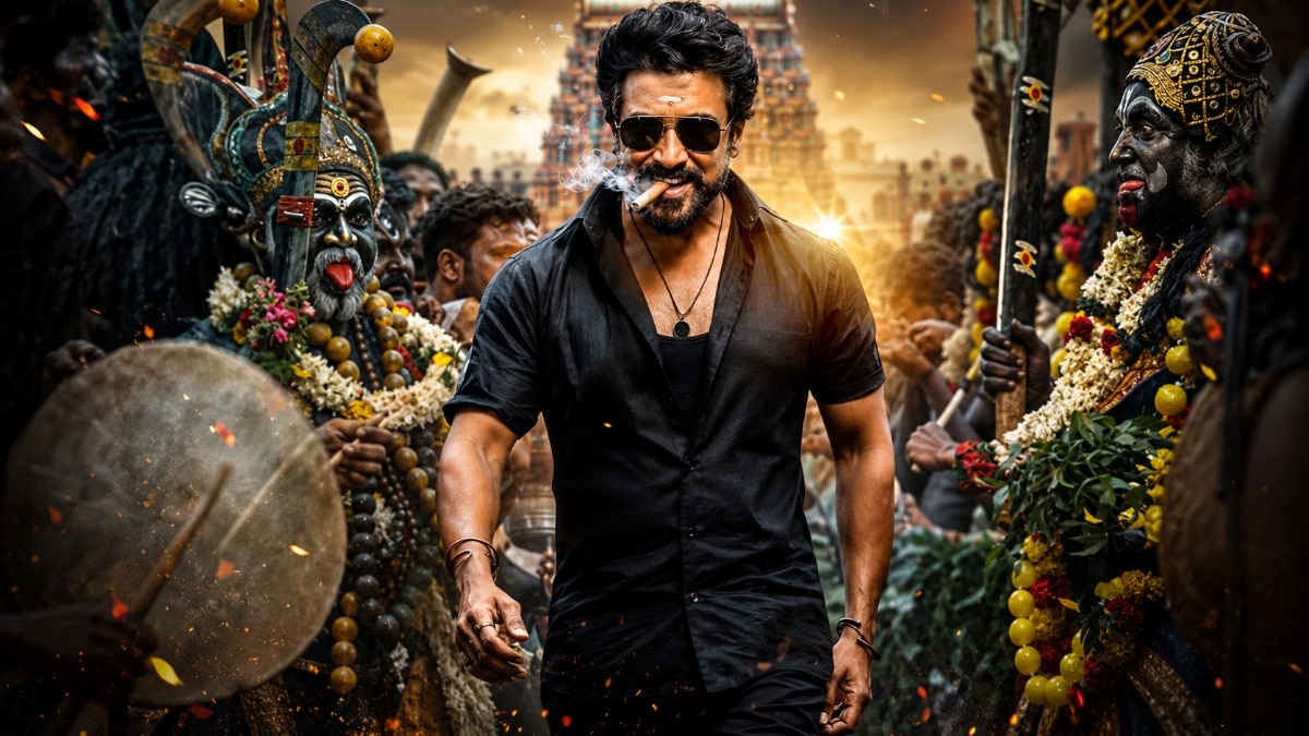 Suriya's Karuppu is successfully running his theatres. Suriya in Karuppu