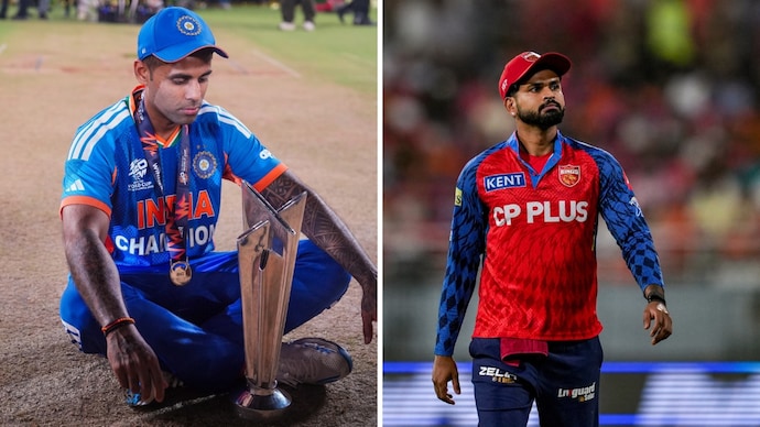 Suryakumar Yadav could be removed from India's captaincy in T20Is with Shreyas Iyer taking over. (Image: PTI) Suryakumar Yadav, Shreyas Iyer