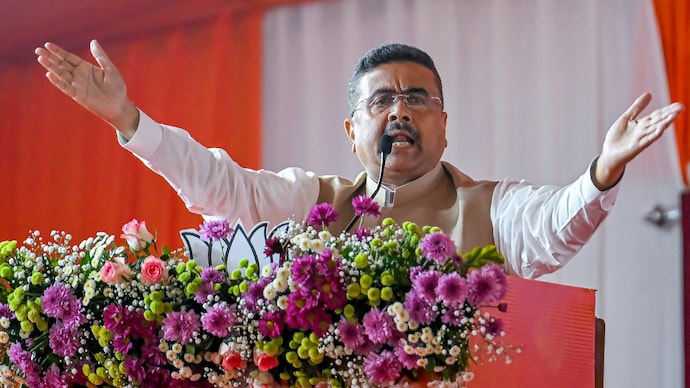 Suvendu Adhikari took oath as BJP's first Chief Minister of Bengal on Saturday Suvendu Adhikari