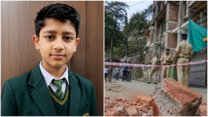 Tanish Kaushal, 14, suffered a fatal head injury after a brick fell on him from the seventh floor. Tanish Kaushal, 14, suffered a fatal head injury after a brick fell on him from the seventh floor.