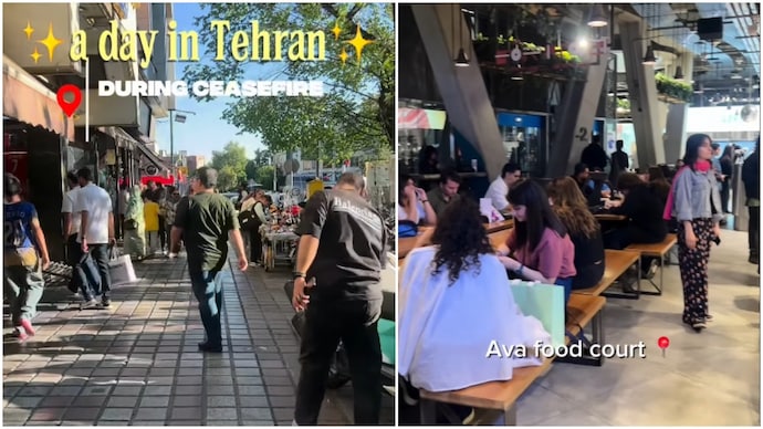 A video showing 'a normal day in Tehran' during ceasefire has surprised internet users. (Photo: Instagram) tehran