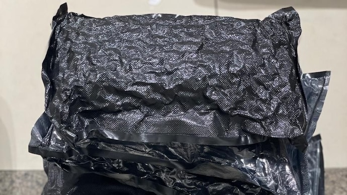 During baggage inspection, officers discovered six sealed packets inside a trolley bag. Thailand marijuana seized from Gujarat's Ahmedabad