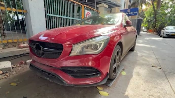 The driver fled the scene after the crash but was later traced and arrested by the police. The driver fled the scene after the crash but was later traced and arrested by the police.