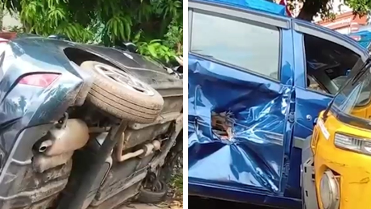 Elephant loses control during photo session in Thrissur, leaves trail of damage